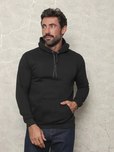 Kit 3 Moletom Blusa De Frio Com Capuz Agasalho Canguru