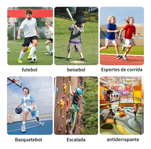 Kit 3 Pares Meia Antiderrapante Futebol Esportiva Meião Pro