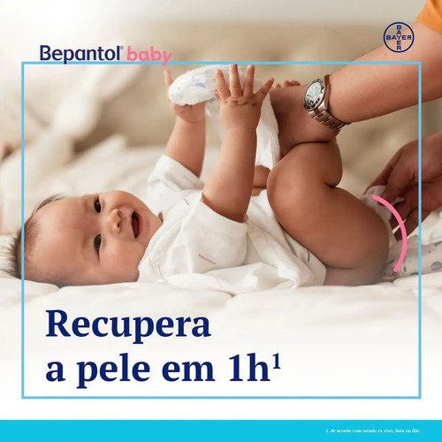 Kit 3 Proteção Bepantol Baby 120g Creme Fácil Limpeza