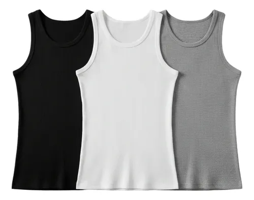 Kit 3 Regata Modelo Americano Canelada Premium