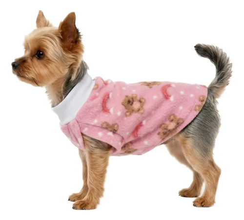 Kit 3 Roupa De Frio Para Cachorro Roupinha Pet Inverno Tam-01 Fêmea Casaco Soft Quentinho Blusa Cães Porte Pequeno e Filhote Jn Pet