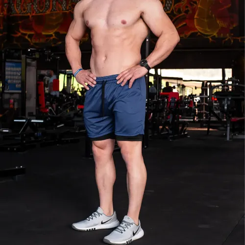Kit 3 Shorts De Compressão 2 Em 1 Masculino Treino Acaedemia