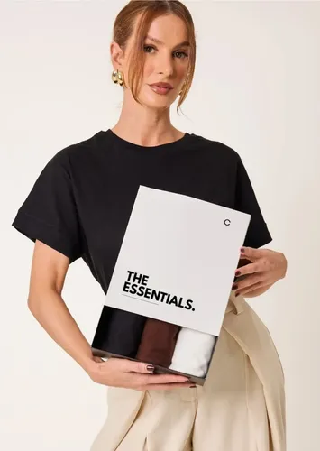Kit 3 t shirts oversized classic algodao clea store