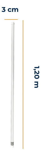 Kit 30 Lampada Led 18w T8 Tubular 120cm Branco Frio Goodlux Luz