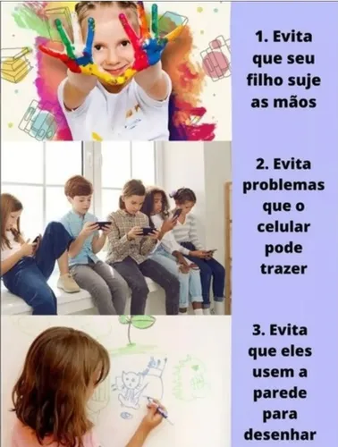 Kit 30 Lousas Mágica Tablet Brinquedo Para Criança Desenhar