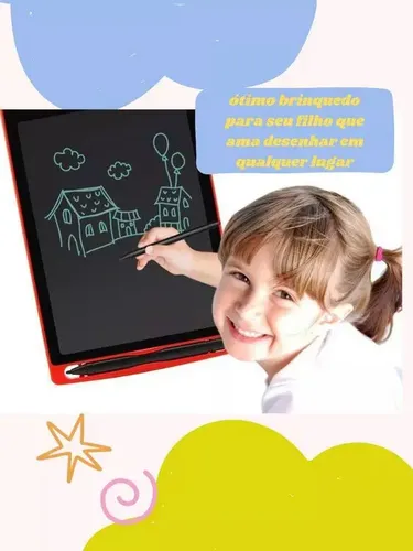 Kit 30 Lousas Mágica Tablet Brinquedo Para Criança Desenhar