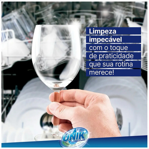 Kit 3un Sabão Detergente Secante Máquina Lava Louça 1kg Unik