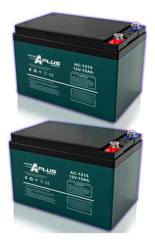 Kit 4 Bateria Bike Elétrica 12v 15ah 48v Ciclo Profundo
