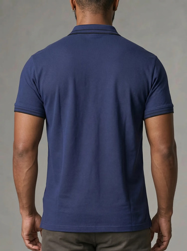 Kit 4 Camisa Gola Polo Piquet Masculina Slim Casual Algodão