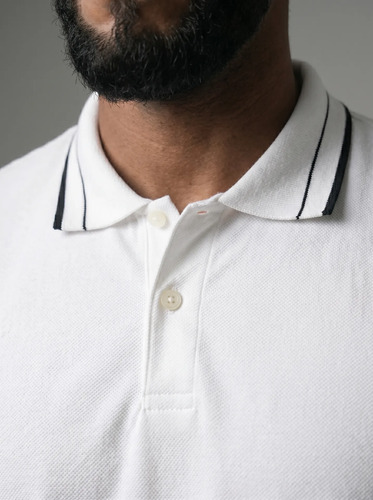 Kit 4 Camisa Gola Polo Piquet Masculina Slim Casual Algodão