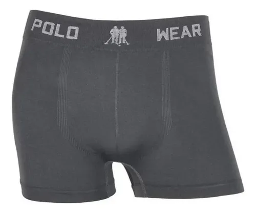 Kit 4 Cueca Boxer Masculino Polo Wear Sem Costura Original
