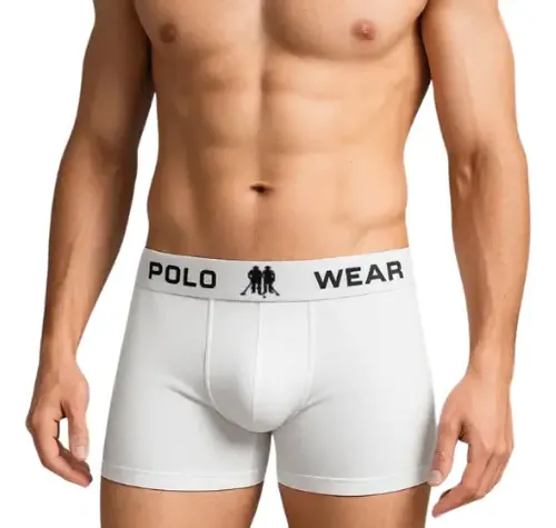 Kit 4 Cueca Boxer Masculino Polo Wear Sem Costura Original