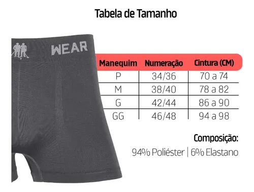 Kit 4 Cueca Boxer Masculino Polo Wear Sem Costura Original