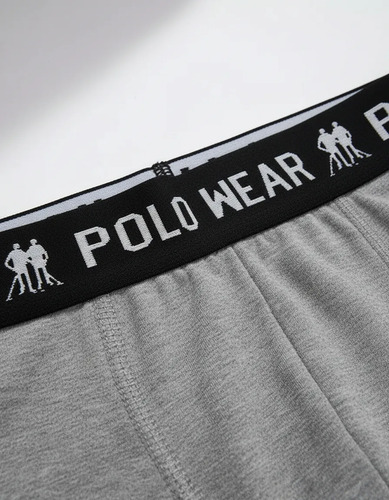Kit 4 Cuecas Algodão Polo Wear Sortido
