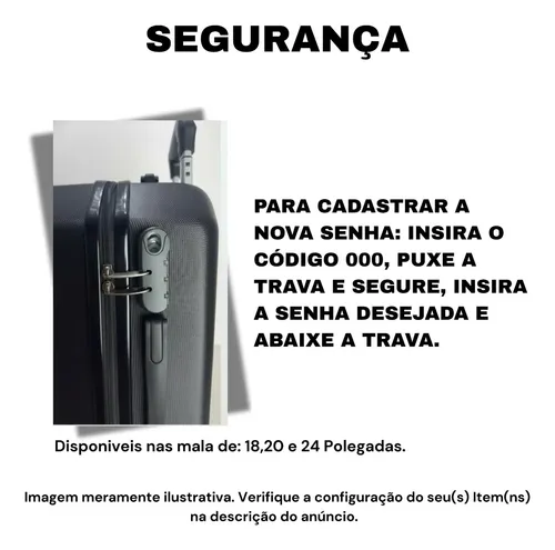 Kit 4 Malas / Frasqueiras De Viagem Bordo E Despacho M3
