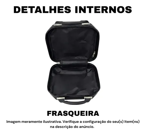 Kit 4 Malas / Frasqueiras De Viagem Bordo E Despacho M3
