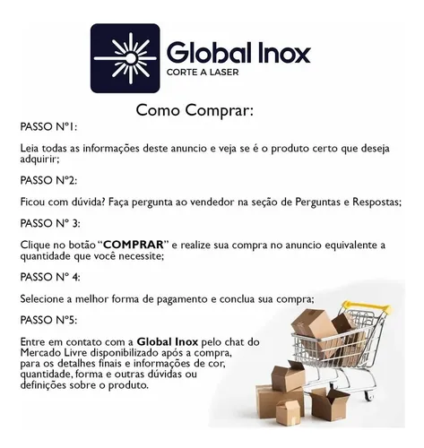 Kit 4 Números De 15cm Em Aço Inox Brilhante!