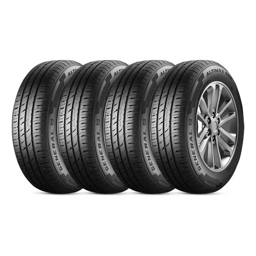 Kit 4 pneu general by continental aro 14 17565r14 82t tl al