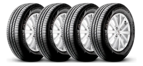 Kit 4 pneus 17565r14 continental powercontact 2 82t aro 14