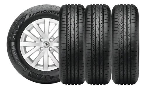 Kit 4 Pneus 205/55R16 Continental PowerContact 2 91V Aro 16