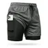 Kit 4 Shorts 2 Em 1 Duplo Dryfit Masculino Compressão Térmic