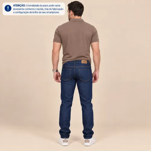 Kit 5 Calças Masculina Jeans Com Elastano Trabalho/passeio