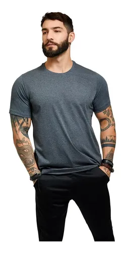 Kit 5 Camiseta Masculina 100% Algodão Basica Treino Esporte