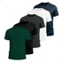 Kit 5 camisetas basica masculina dry fit esporte treino lisa