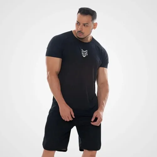 Kit 5 Camisetas Dry All Black Alpha