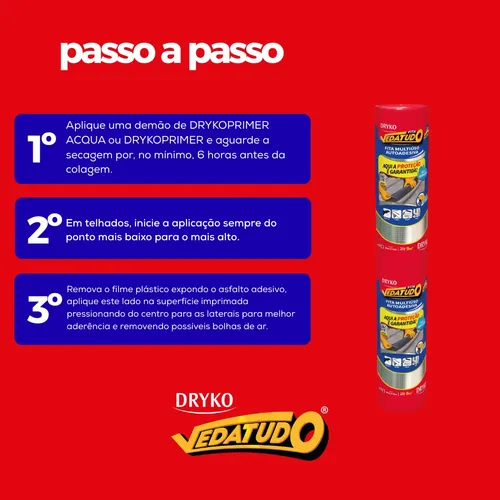 Kit 5 Manta Asfáltica Auto Adesiva Aluminizada 90cm X 10m