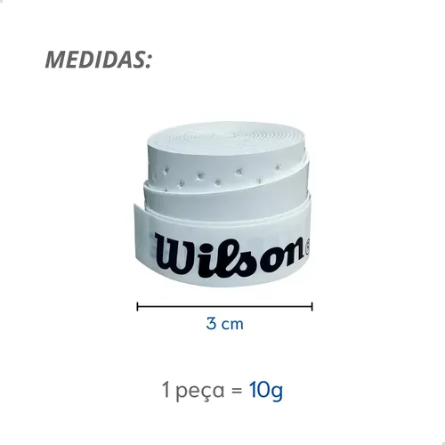 Kit 5 Un Overgrip Raquete Beach Furado Wilson - Env Imediato