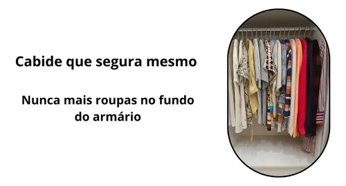 Kit 50 Cabides Veludo Antideslizante Adulto Preto