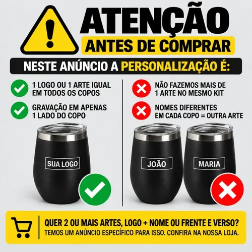 Kit 50 Copos Térmicos Cuia Tampa 360ml Personalizado Logo