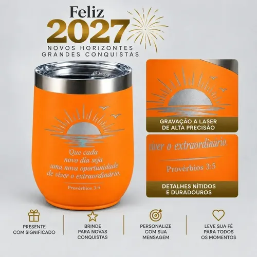 Kit 50 Copos Térmicos Cuia Tampa 360ml Personalizado Logo