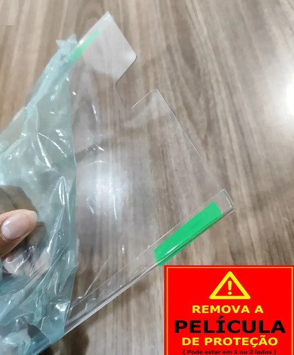 Kit 50 Displays de Parede para Folhas A4 Transparente PETG