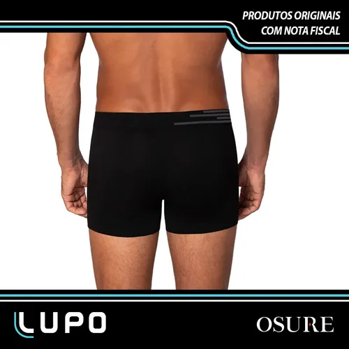 Kit 6 Cuecas Boxer Lupo Sem Costura Box Microfibra Original