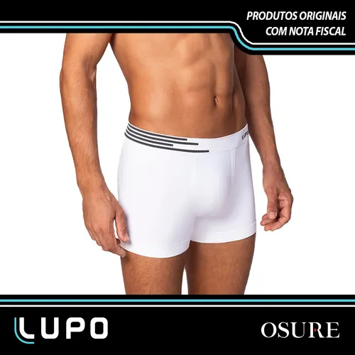 Kit 6 Cuecas Boxer Lupo Sem Costura Box Microfibra Original