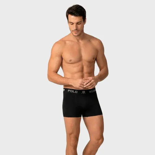 Kit 6 Cuecas Boxer Sem Costura Polo Wear Microfibra