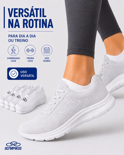 Kit 6 Pares Meia Invisível Olympikus Unissex Confortável