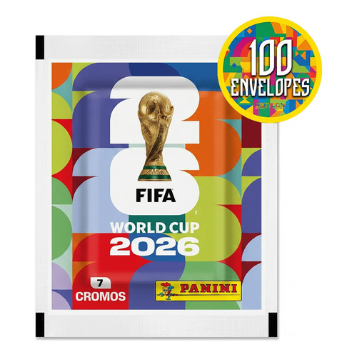 Kit 700 figurinha do album copa do mundo 2026 100 envelopes 1 1