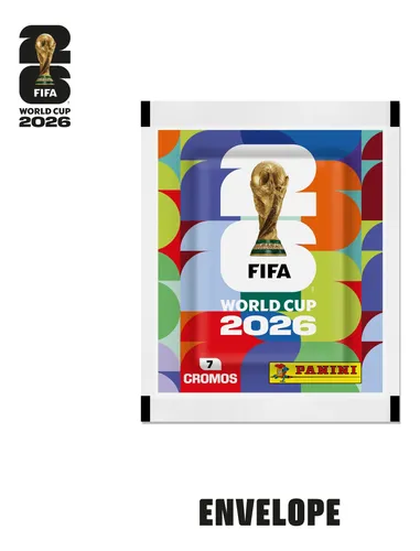 Kit 700 Figurinhas Do Álbum Copa Mundo 2026 - 100 Envelopes