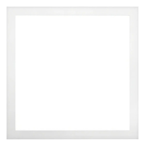 Kit 8 Painéis LED de Embutir Quadrados 40W Luz Branco Frio 40x40