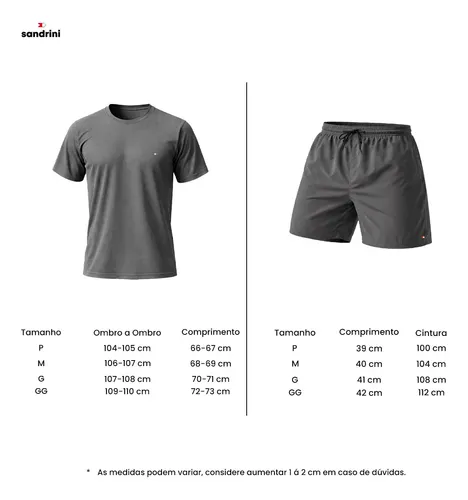 Kit 8 Peças Dry Fit 4 Camisetas + 4 Shorts Academia Sandrini