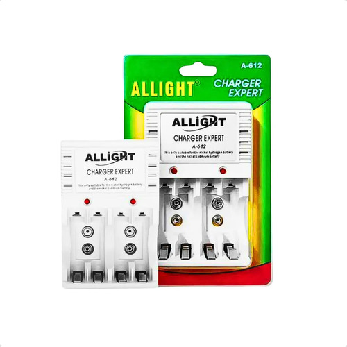 Kit 8 Pilhas Recarregáveis + Carregador Rápido Bivolt Aa/aaa