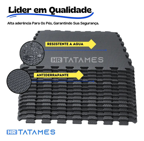Kit 8 Placa Tatame Tapete Eva Borracha 10mm Piso Academia