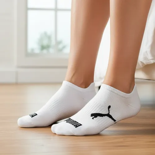 Kit 9 Pares Meias Puma Sapatilha Cano Baixo Algodão Original