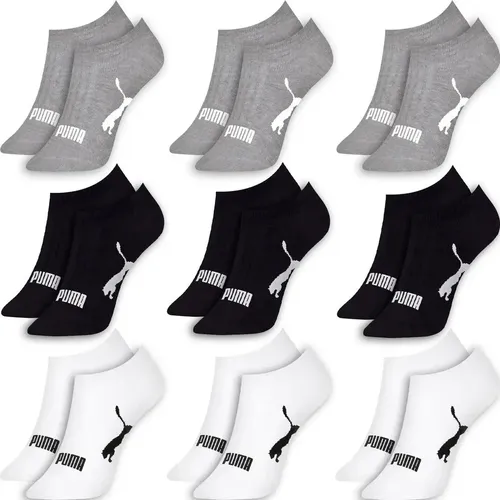 Kit 9 pares meias puma sapatilha soquete invisivel original