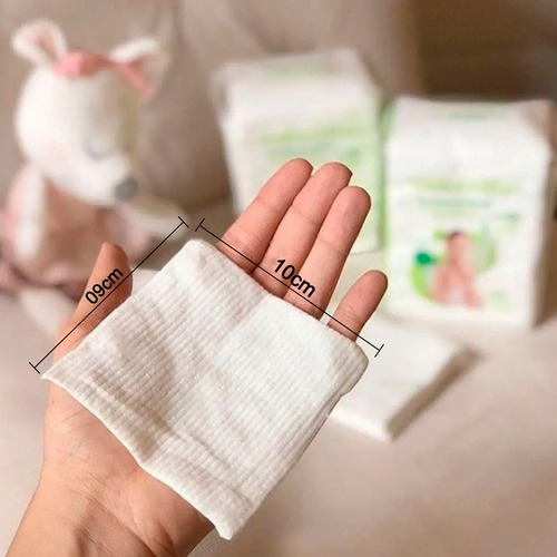 Kit Algodão Bellacotton Quadrado Para Bebê - 6 Pacotes