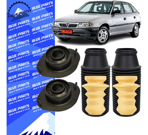 Kit amortecedor coxim batente e coifa dianteiro chevrolet gm