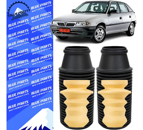 Kit Amortecedor Coxim Batente E Coifa Dianteiro Chevrolet Gm Astra 1994 Até 1995 Blue Parts Automotive
